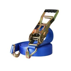 Cinghia di Ancoraggio con doppio gancio e criccretto 50x8mt portata 350kg